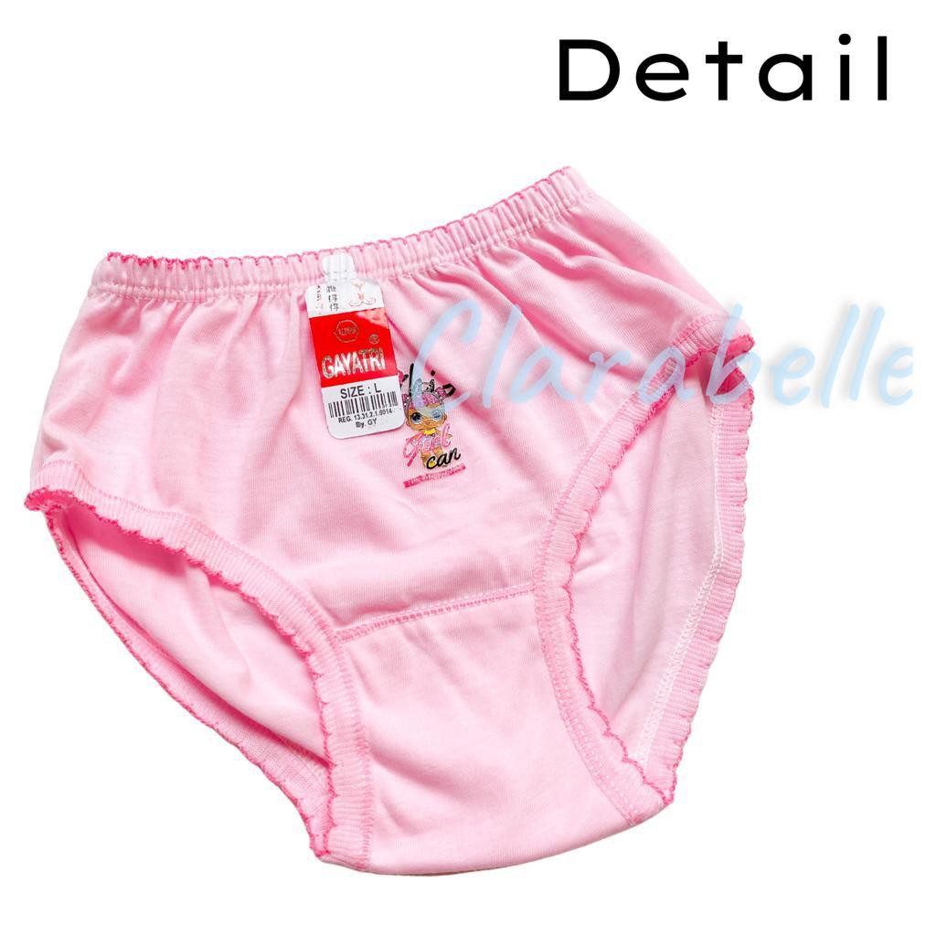 Celana Dalam Anak lucu Karakter Motif  SAKURA Polos / GAYATRI Sablon