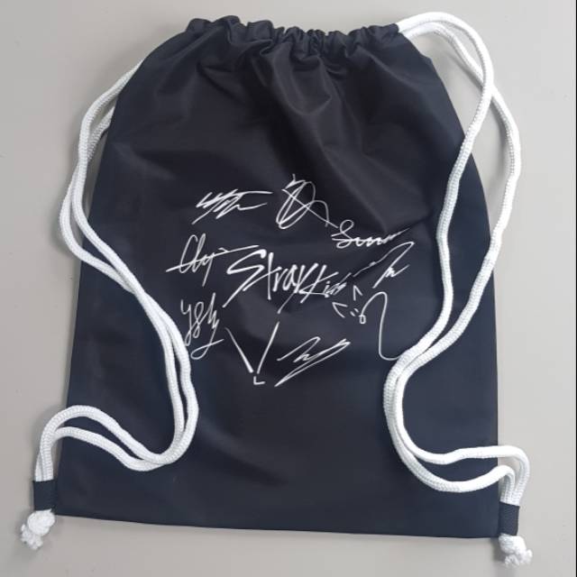 stray kids tas serut ransel string bag kpop signature