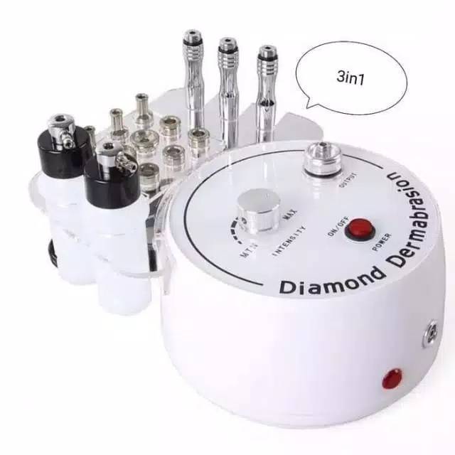 Alat dermabrasi 3in1 penyedot komedo oxygen spray microdermabrasion diamond