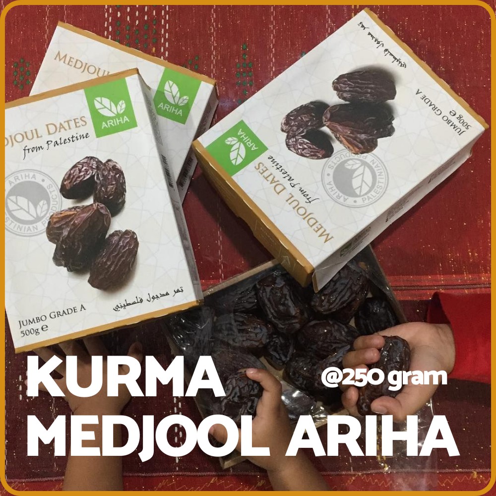 

Kurma Medjool Palestina Ariha @250 gram Medjol Medjoul Dates Palestenian