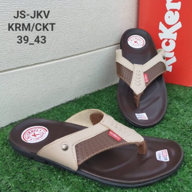  Sandal  pria  kickers kasual fashion jaman  now  Shopee 