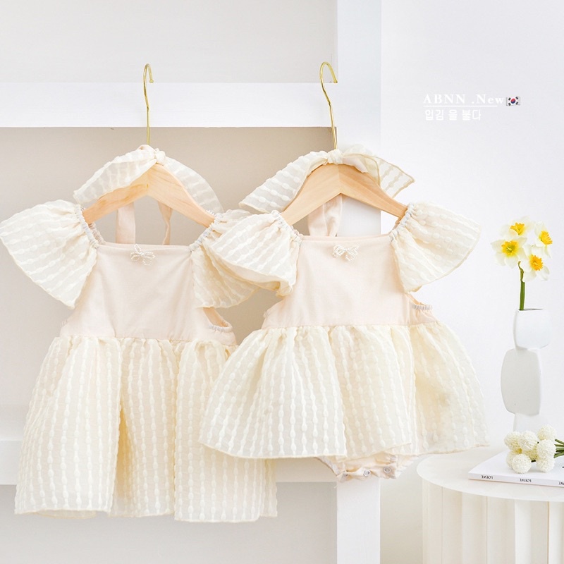 Isabella romper/dress bayi