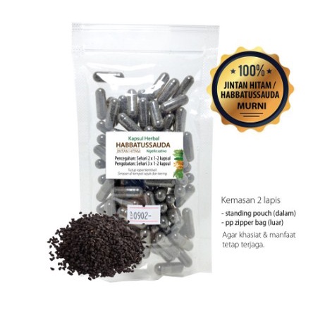 Kapsul Jintan Hitam - Habbatussauda 100 Kapsul
