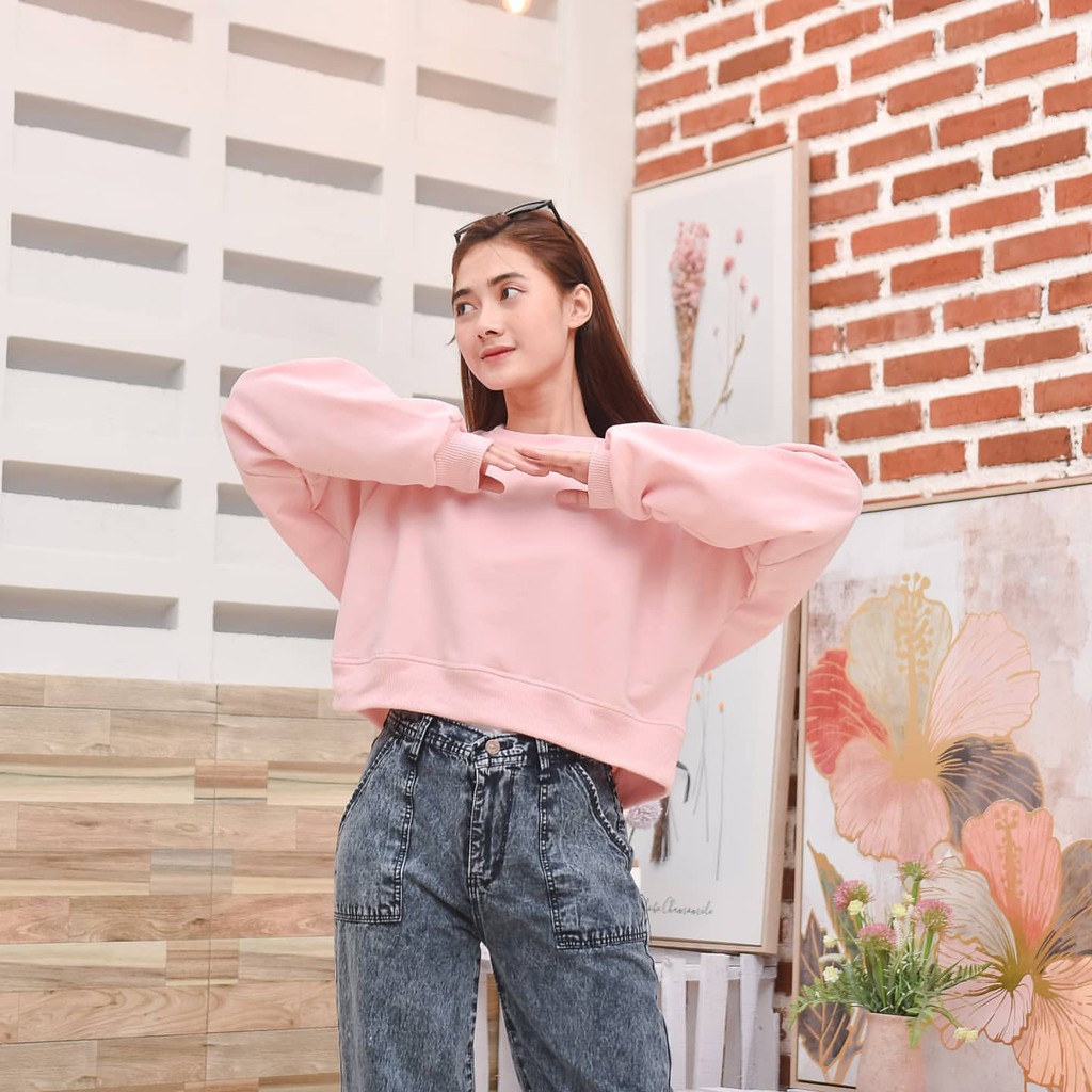 Sweater Crewneck Oversize TERLARIS Harga Grosir Over Size