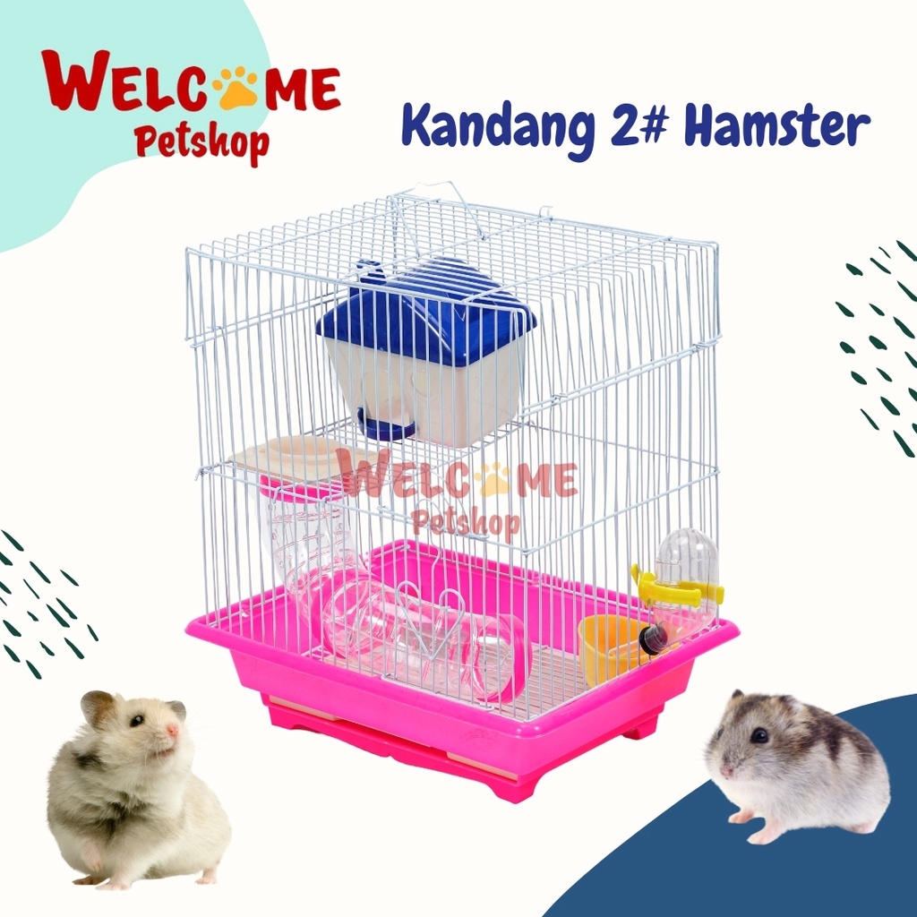 Kandang Hamster 2# - Tipe 1 / Rumah Hamster / Kandang Hamster