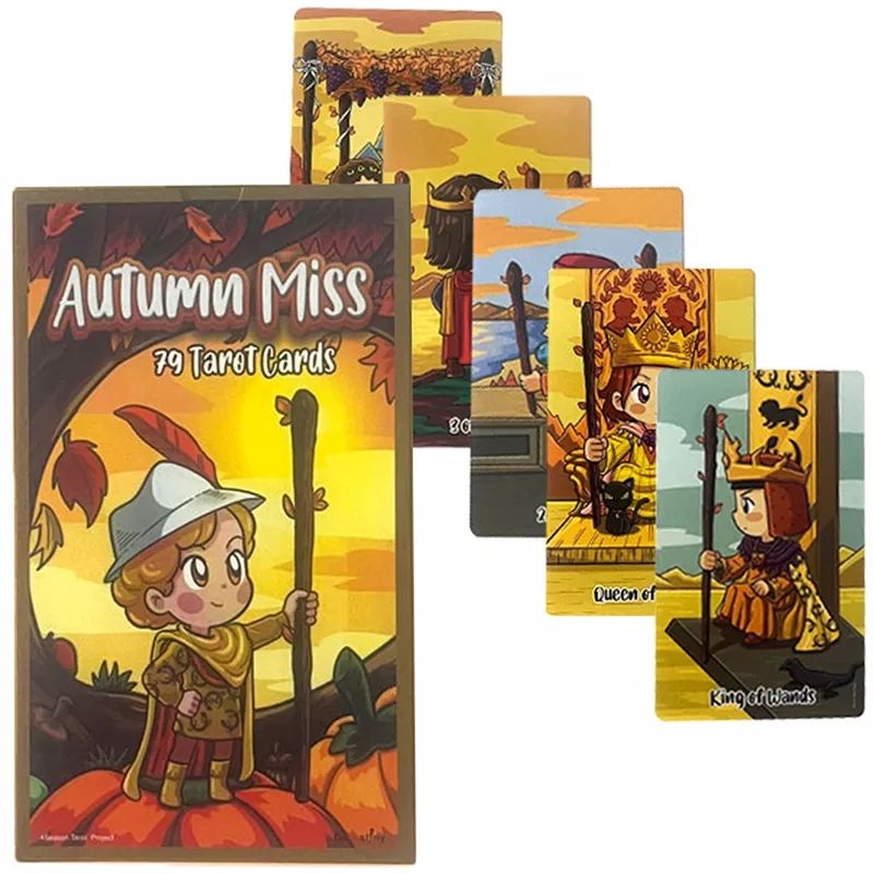 Autumn Miss Tarot 12x7cm include guide paper