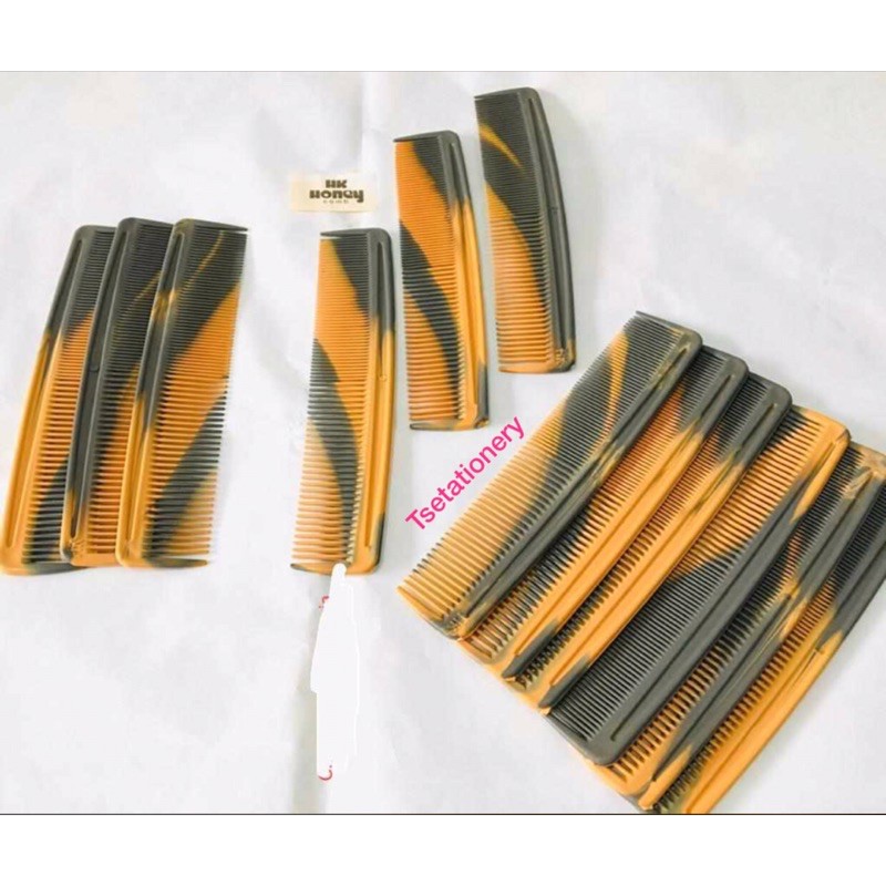 SISIR RAMBUT PRIA WANITA ANAK|SISIR SEMIR POMADE|SISIR SASAK BABERSHOP-COMB HONEY