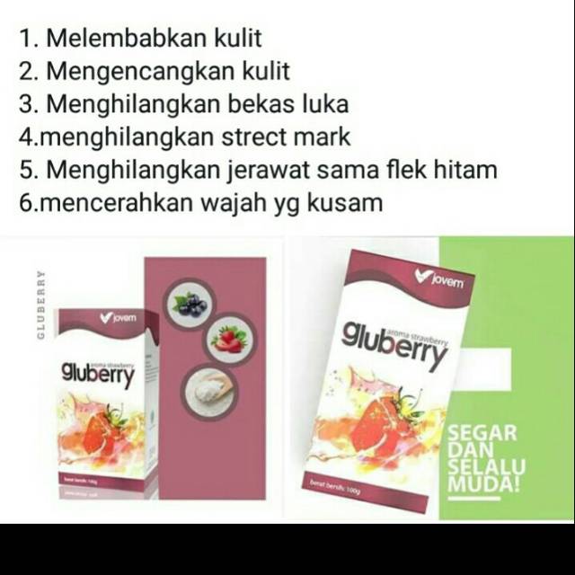 

Gluberry untuk kesehatan dan kecantikan