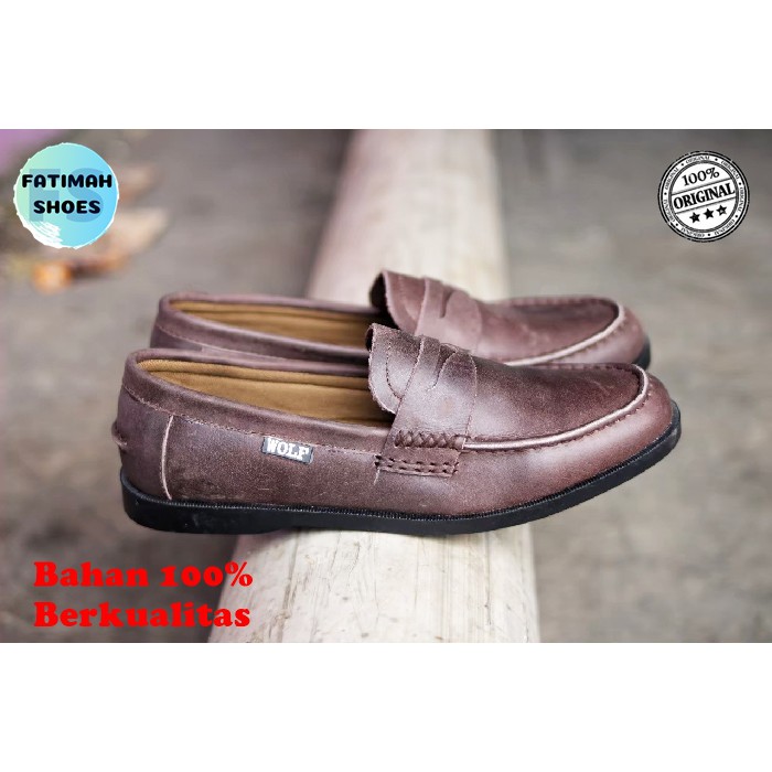 Sepatu Kulit Pria Sepatu Slip On Kulit Sepatu Formal Pria Sepatu Slip On Cowok Sepatu Santai Pria