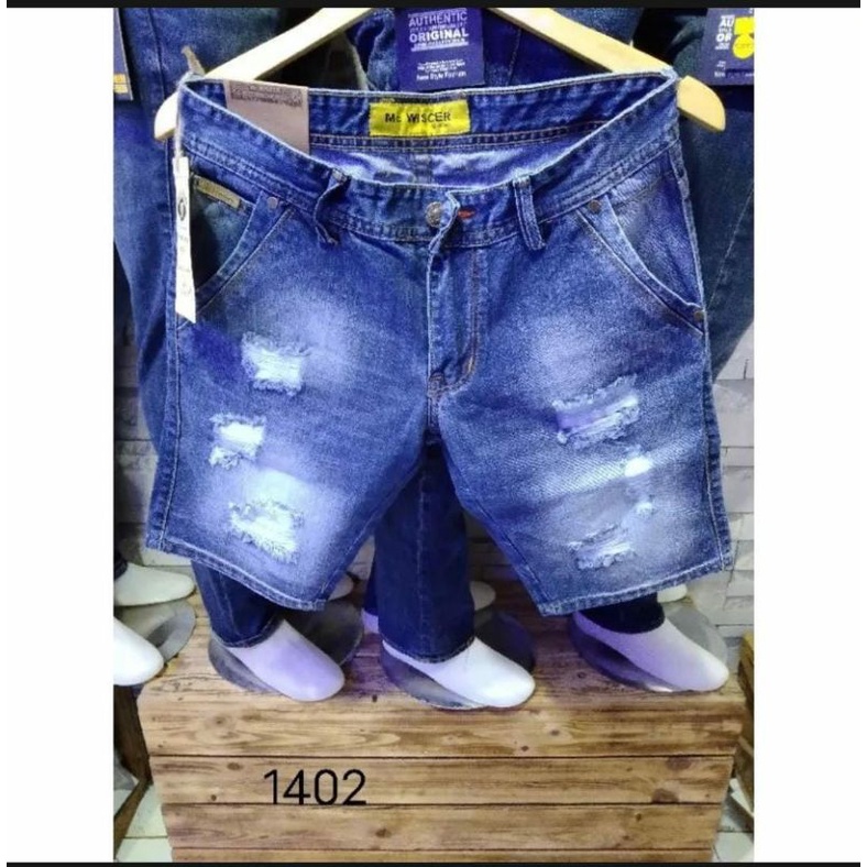 CELANA PENDEK PRIA JIN REPPEAT SOBEK PREMIUM BEST SELLER SAKU MIRING