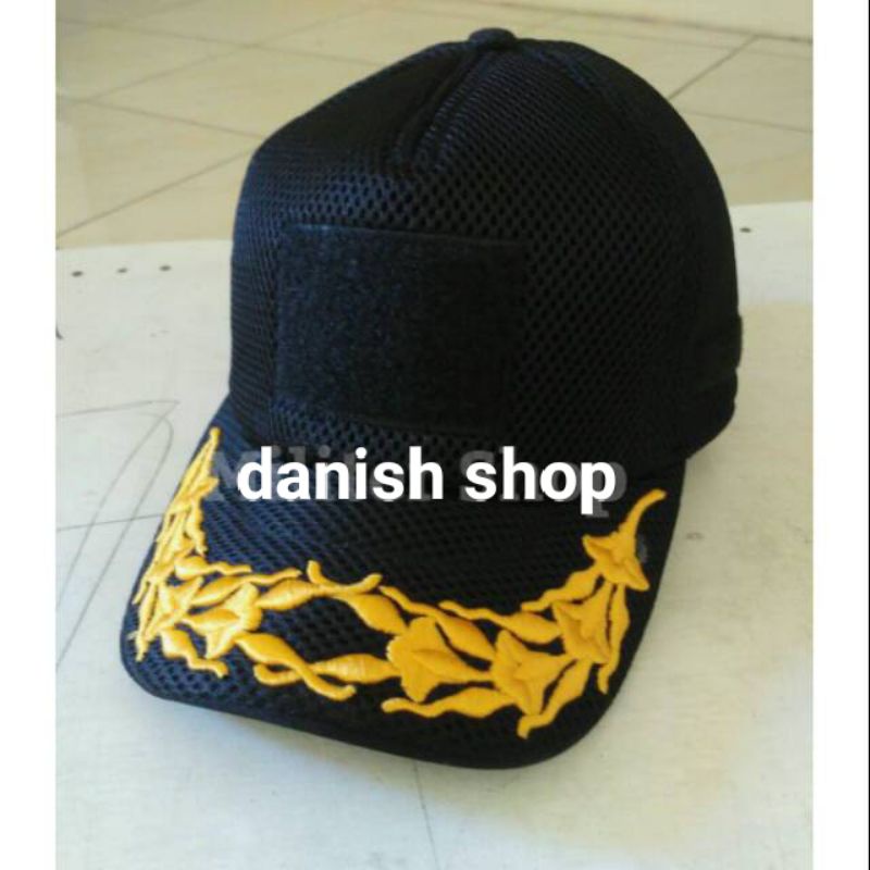 topi jaring pamen velcro topi jaring padi kapas