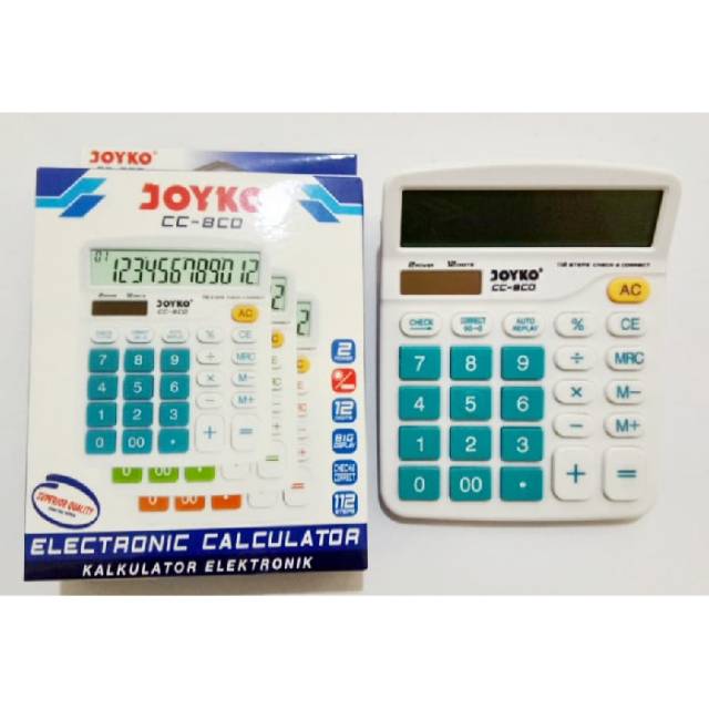 

KALKULATOR 12 DIGIT JOYKO CC-8C0 - BARERAI AA