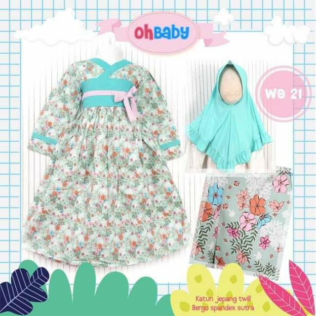 GAMIS KIMONO BAJU MUSLIM ANAK