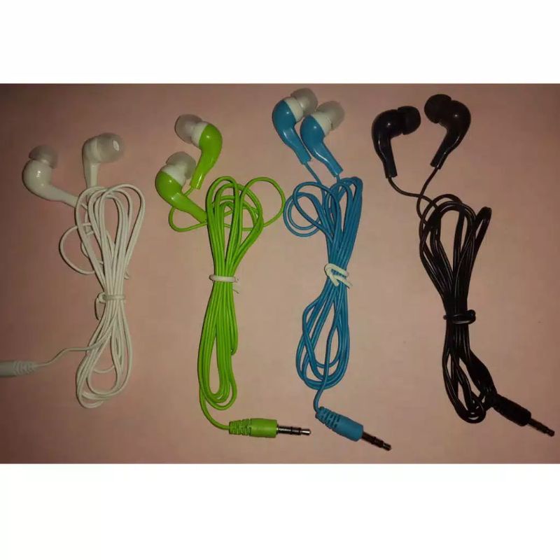 Headset Earphones Music Angel Handsfree Handfree Musik Stereo Super Bass