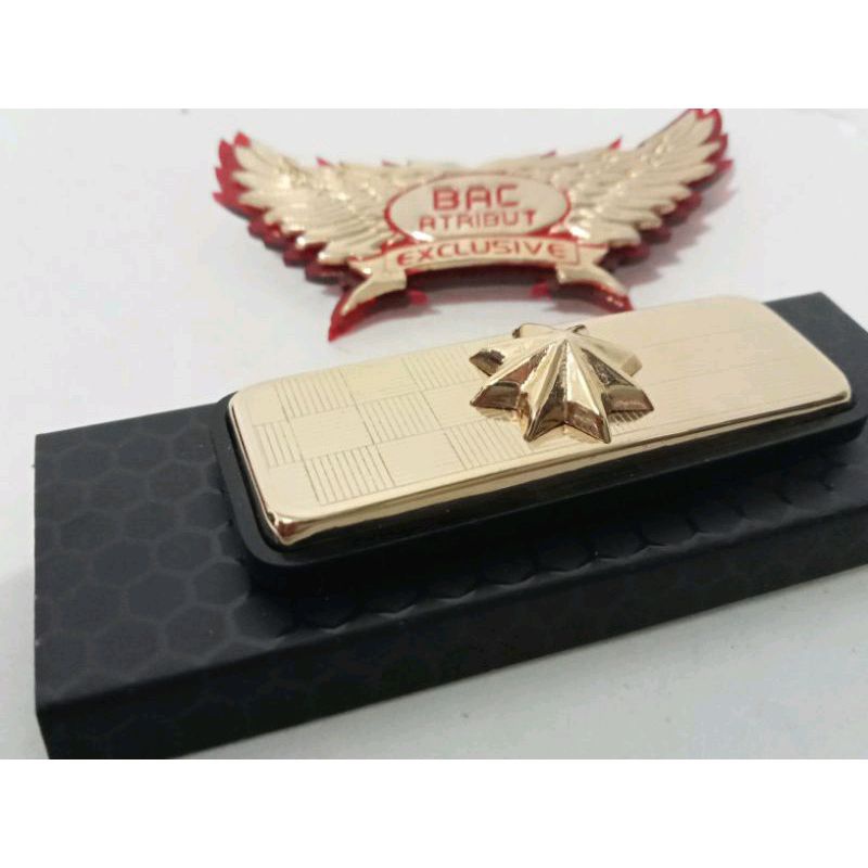 Tanda jabatan kerah Asn 4C Lis hitam sesuai Permendagri