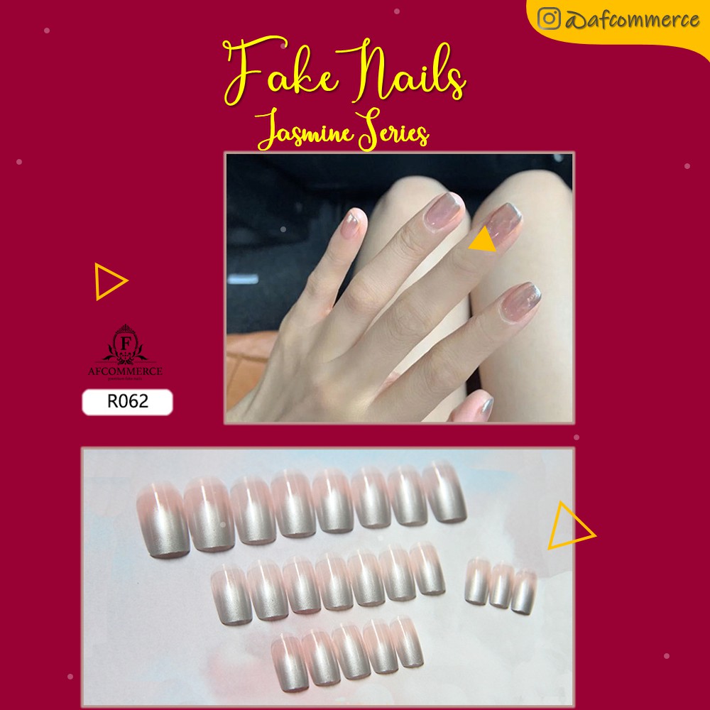 KUKU PALSU KARAKTER PRINTED NAILS JASMINE SERIES R0062