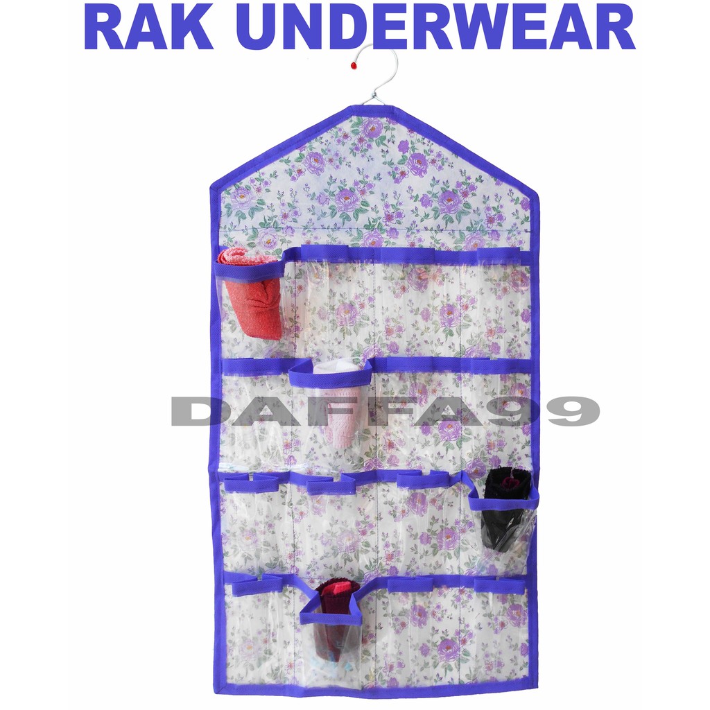 Rak gantung organizer hanger RAK UNDERWEAR, RAK SERBAGUNA, RAK KUNCI,RAK KOSMETIK