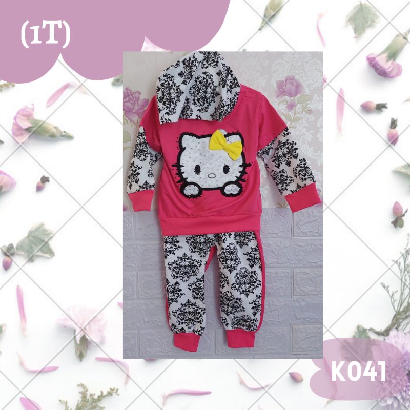 K041 SETCEL HELLO KITTY BATIK LUCUK