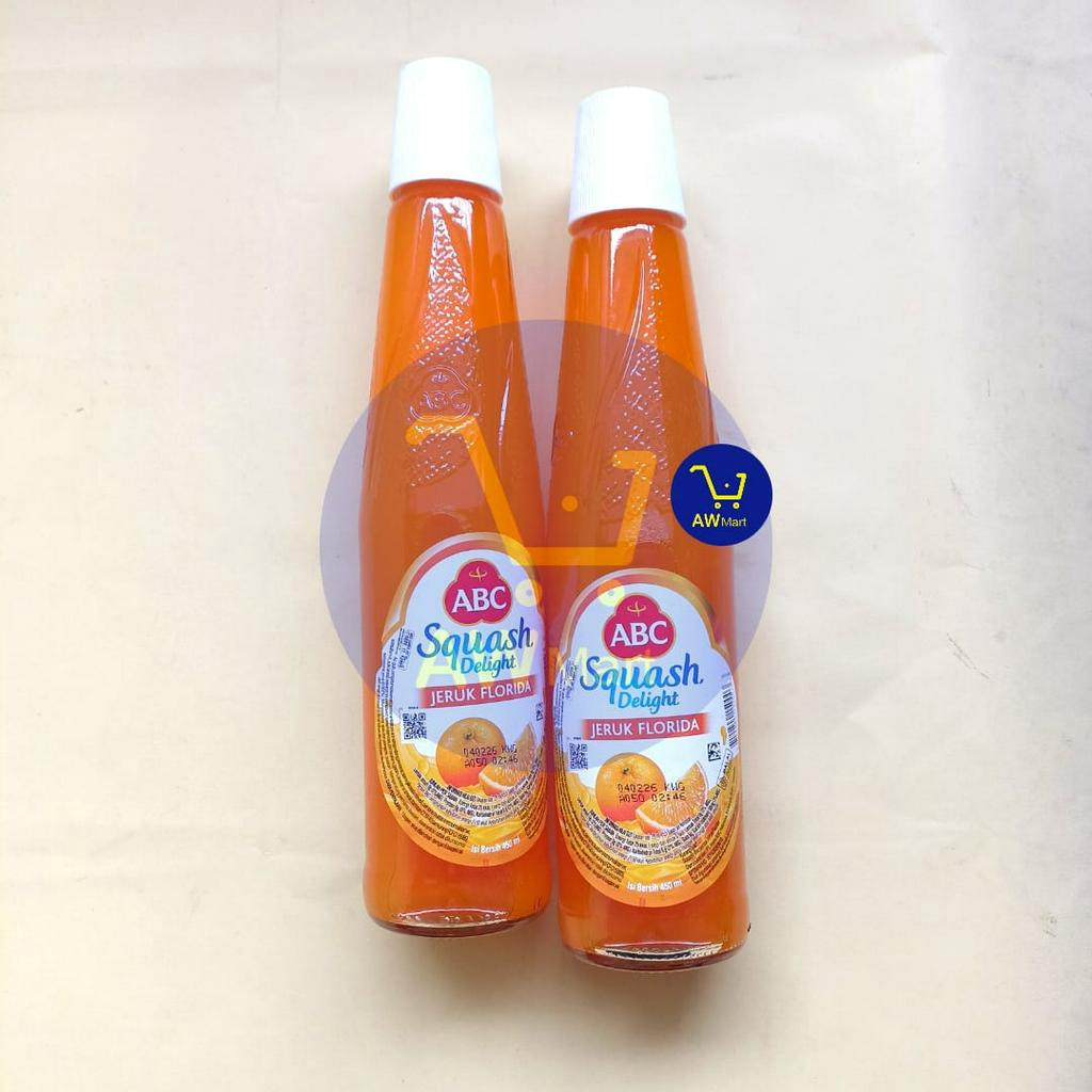 [GOJEK/GRAB] SIRUP ABC SQUASH 450ML JERUL FLORIDA