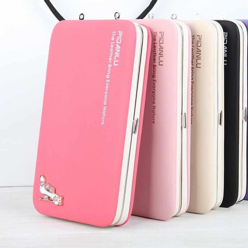 ( GS ) DOMPET PANJANG WANITA /  DOMPET HARDCASE WANITA BISA UNTUK HP, KARTU DLL