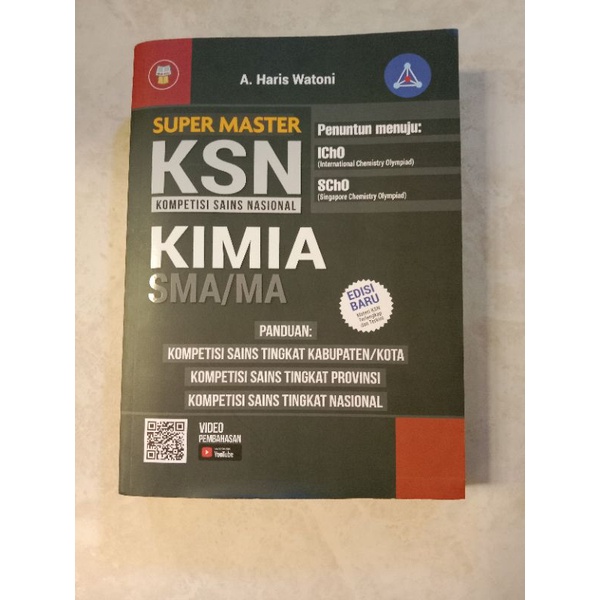 

SUPER MASTER KSN KIMIA SMA/MA (PRELOVED NO MINUS)