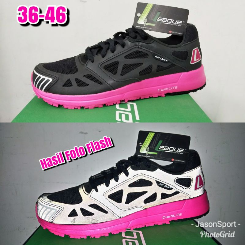 Sepatu League Volans Nocturnal M J Step Running Shoes Pria Wanita Sneakers Original Murah