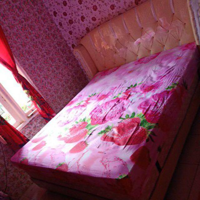 Bed Cover Flat Fata Signature Minimalis Edition / Bedcover Set / Bedcover Fata / Uk. 180x200