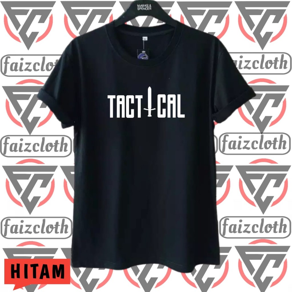 Kaos Tactical / Baju Distro Tactical / Kaos Unisex Tactical Termurah