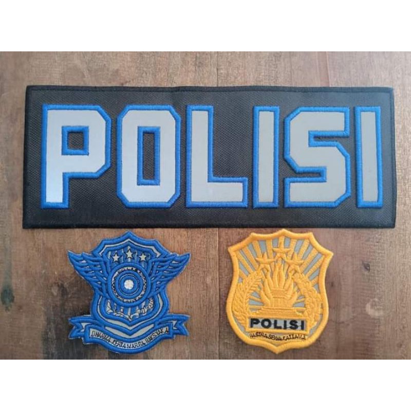 LOGO ATRIBUT POLISI UNTUK JAKET/ROMPI
