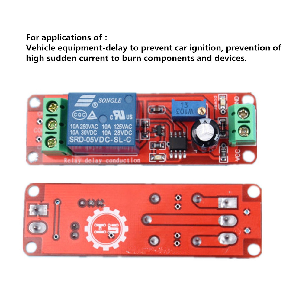 〖Factory Supplier/COD〗Modul Switch Delay Relay Shield NE555 DC 5V 0-10 Detik