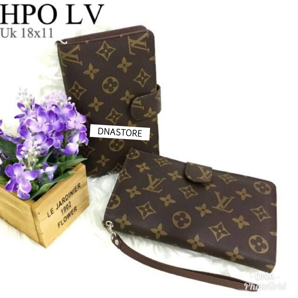 LV Flower Dompet HP Fashion Dompet HPO Serbaguna Kecil Cewek Lucu Murah Lokal Bandung