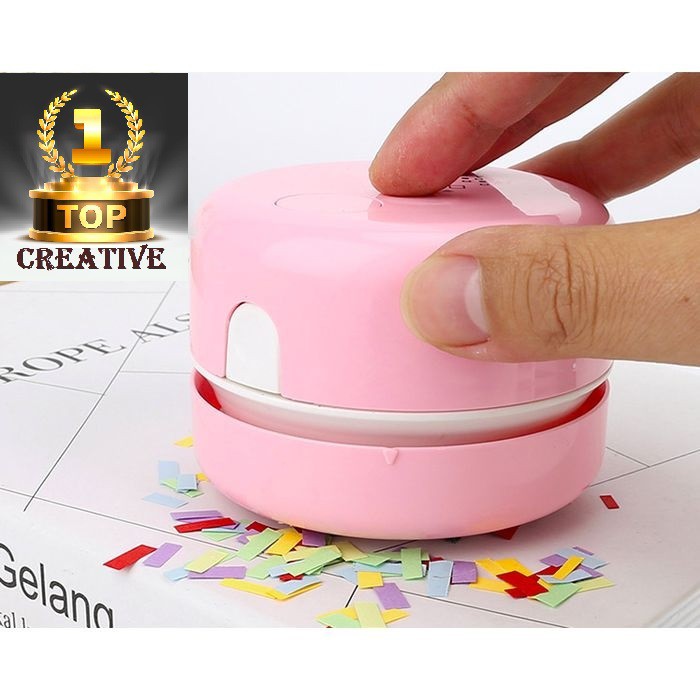 VACUUM MINI MACARON DESKTOP VACUUM CLEANER PORTABLE ALAT PENYEDOT DEBU MINI VACUUM MEJA VAKUM A