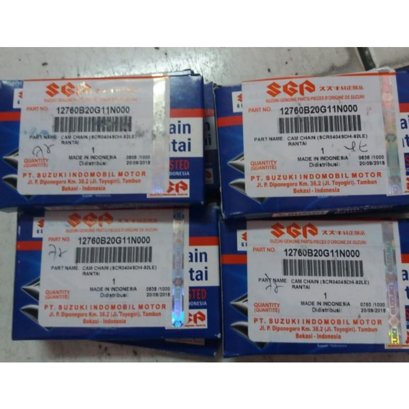 Keteng SGP Spin Skywave Hayate Shogun125 Asli 12760-20G11-000