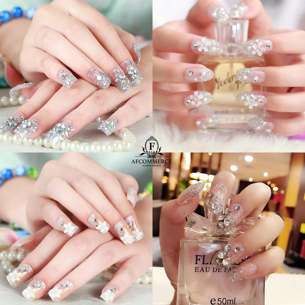 KUKU PALSU FAKE NAILS 3D FOR WEDDING (BOX) AFCOMMERCE PART I