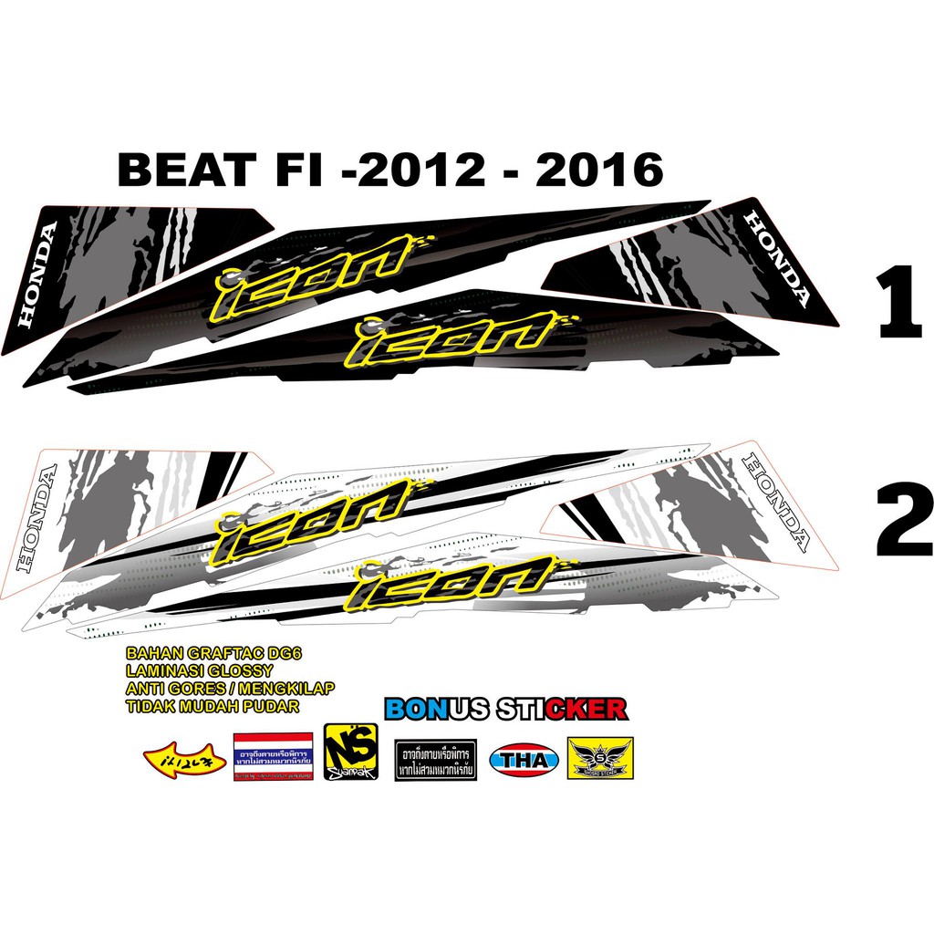 COD STRIPING BEAT FI 2014-2015 STRIPING VARIASI HONDA BEAT FI VARIASI