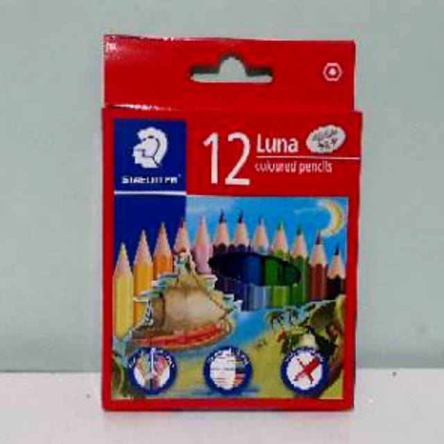 Pensil Warna LUNA Watercolour 12 warna