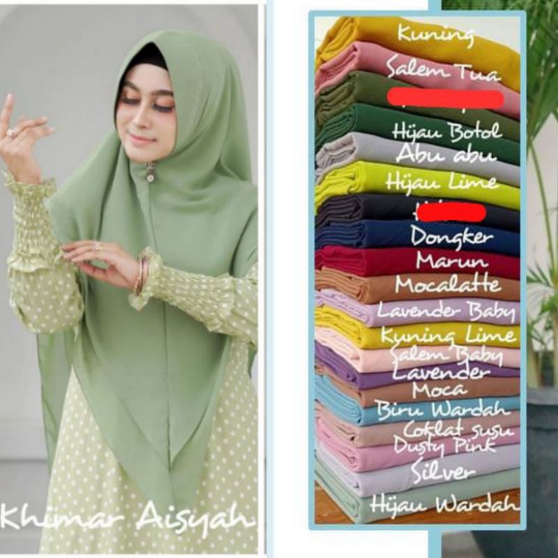 KHIMAR CERUTI AISYAH ORI PINGU