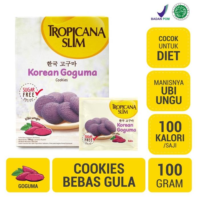 

Promo Awal tahun Tropicana Slim Korean Goguma Cookies (5 Sch) - Sugar FREE Promo Awal tahun