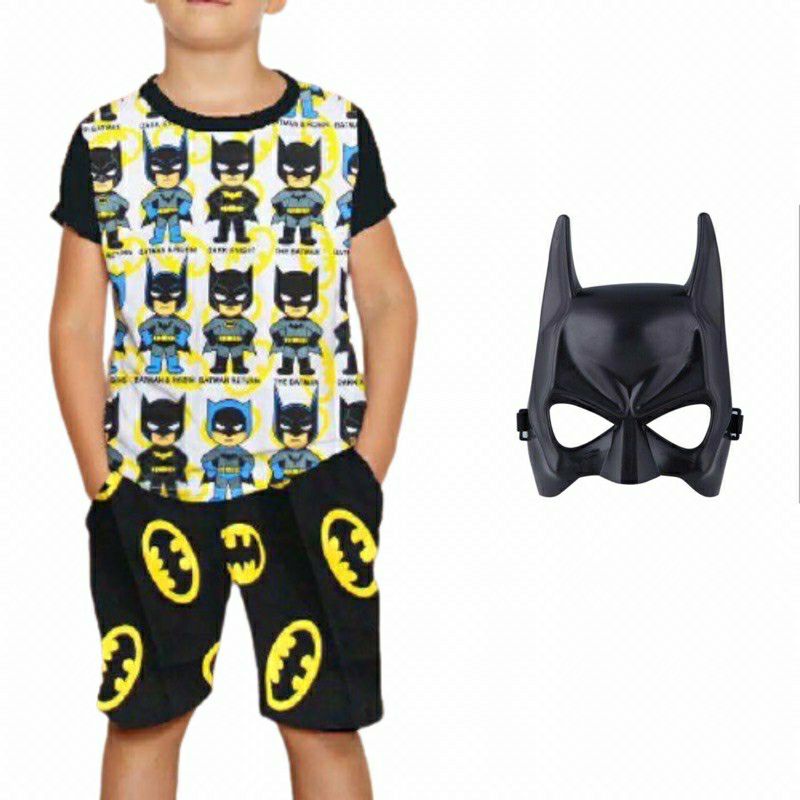 SETELAN BATMAN ANAK BARIS GRATIS TOPENG BATMAN