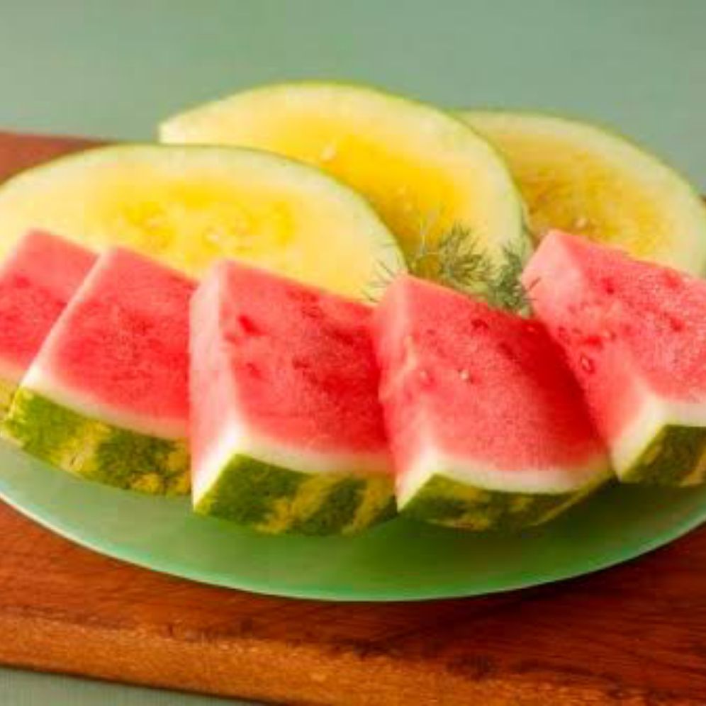 paket 2produk SUPER semangka unggul tanpa biji merah & kuning