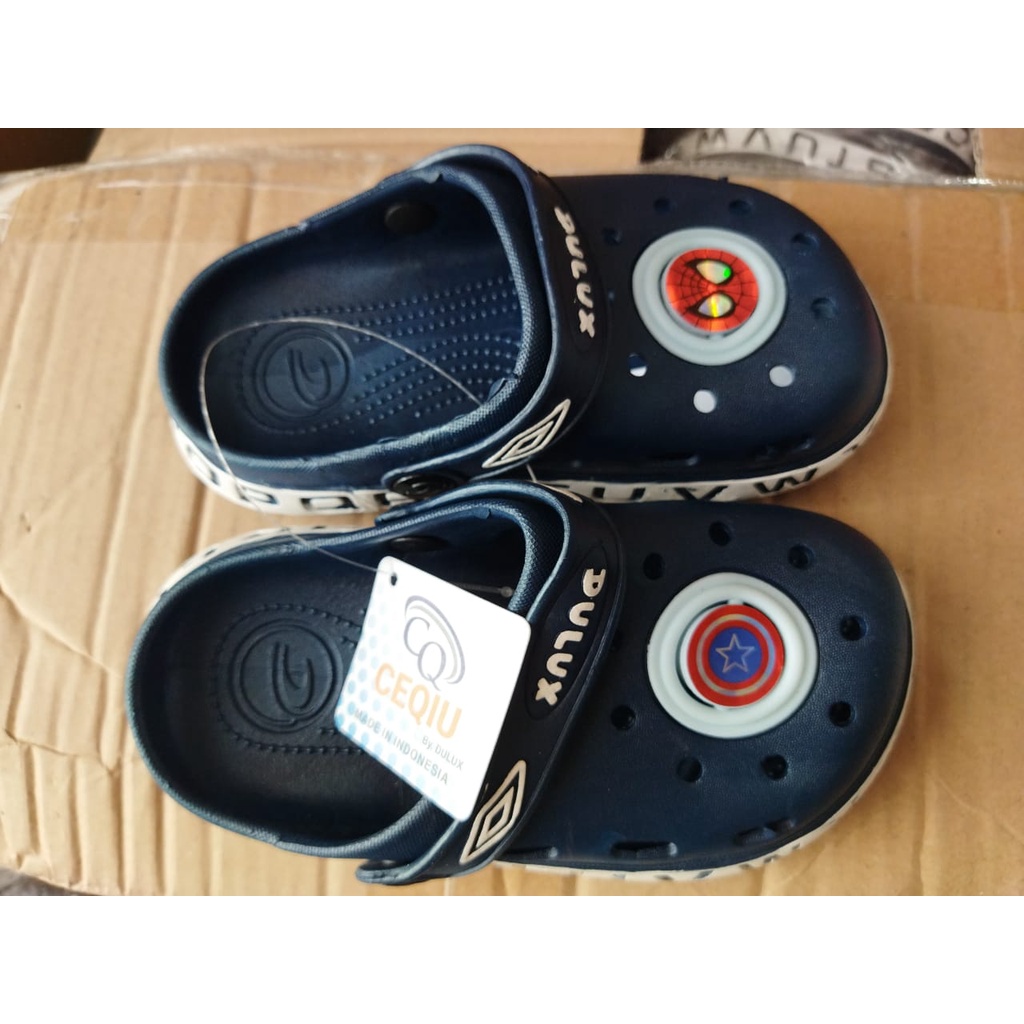 SANDAL SEPATU BAIM ANAK SPYDER CAPTAIN AMERIKA DULUX 080D 25-29/SANDAL ANAK LAKI LAKI