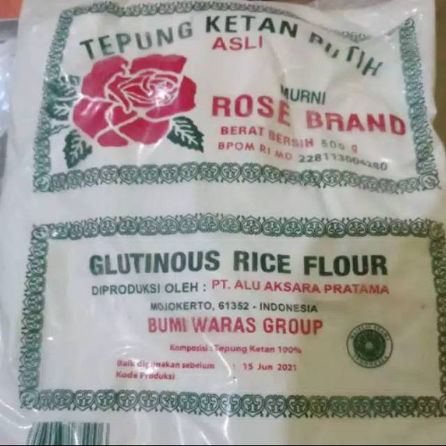 

Tepung Ketan Putih Rosebrand 500g