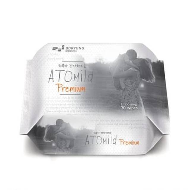 Dr. Ato / dr ato atomild premium wet tissue 20 pcs ( nappy wipes / tissue basah )