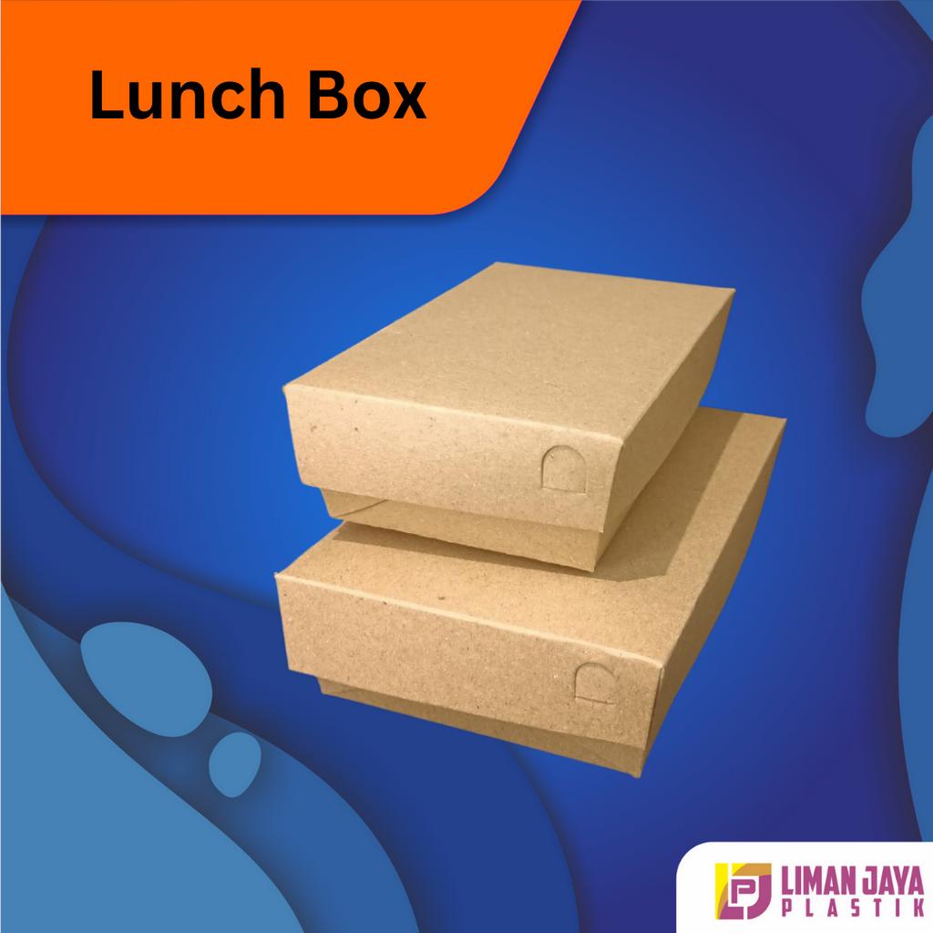 Lunch Box | Paper Lunch Box | Lunch Box M | Lunch Box L | Paper Kraft Lunch Box | Lunch Box 25 pcs