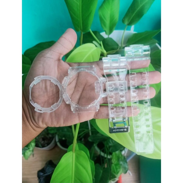 BEZEL STRAP JAM TANGAN CASIO G SHOCK GA 400 JELLY CLEAR