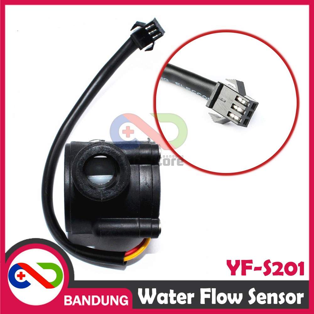 YF-S201 WATER FLOW SENSOR ALIRAN AIR HALL 1/2&quot; 1-30L/MIN 2.0MPA