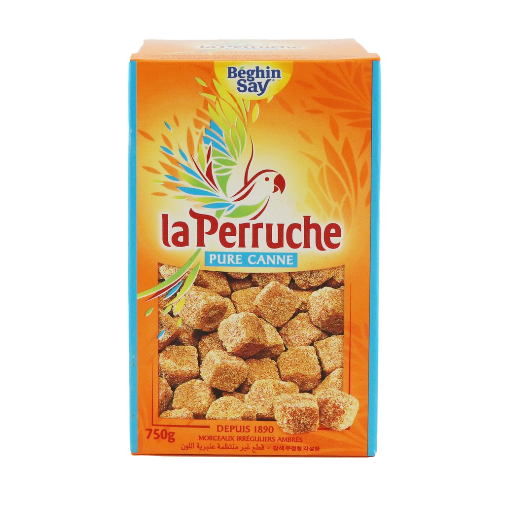 

La Perruche Amber Brown Cube Sugar Gula Tebu 750gr