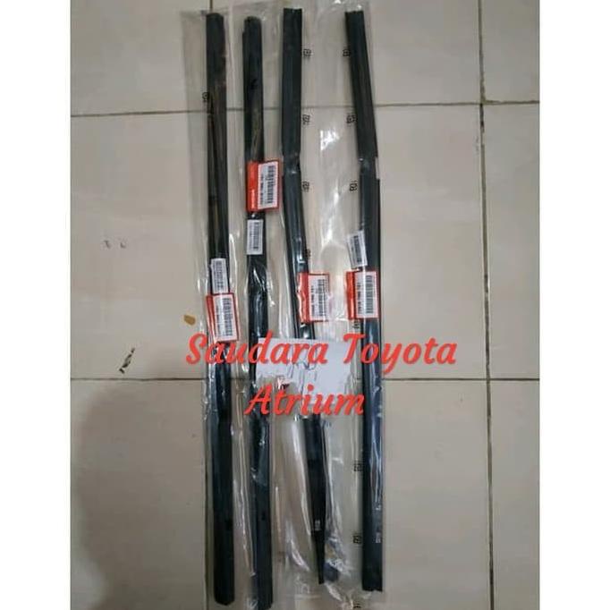 Sparepart Mobil Pelipit Karet Kaca Luar Honda City Gm2 2009 2010 2011 2012 2013 4Pcs New Produk Reko