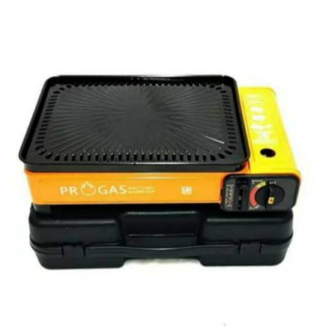 Progas . Kompor , Barbegue , BBQ , Proganggangan , Sosis ,  portable Grill 2in1