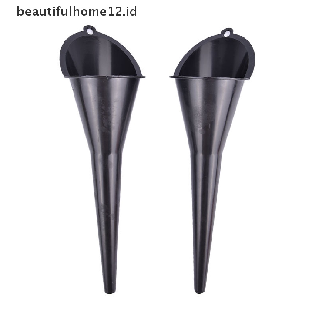 【beautifulhome12.id】 Motorcycle Long Mouth Funnel Plastic Refueling Oil Liquid Spout Diesel Filling .